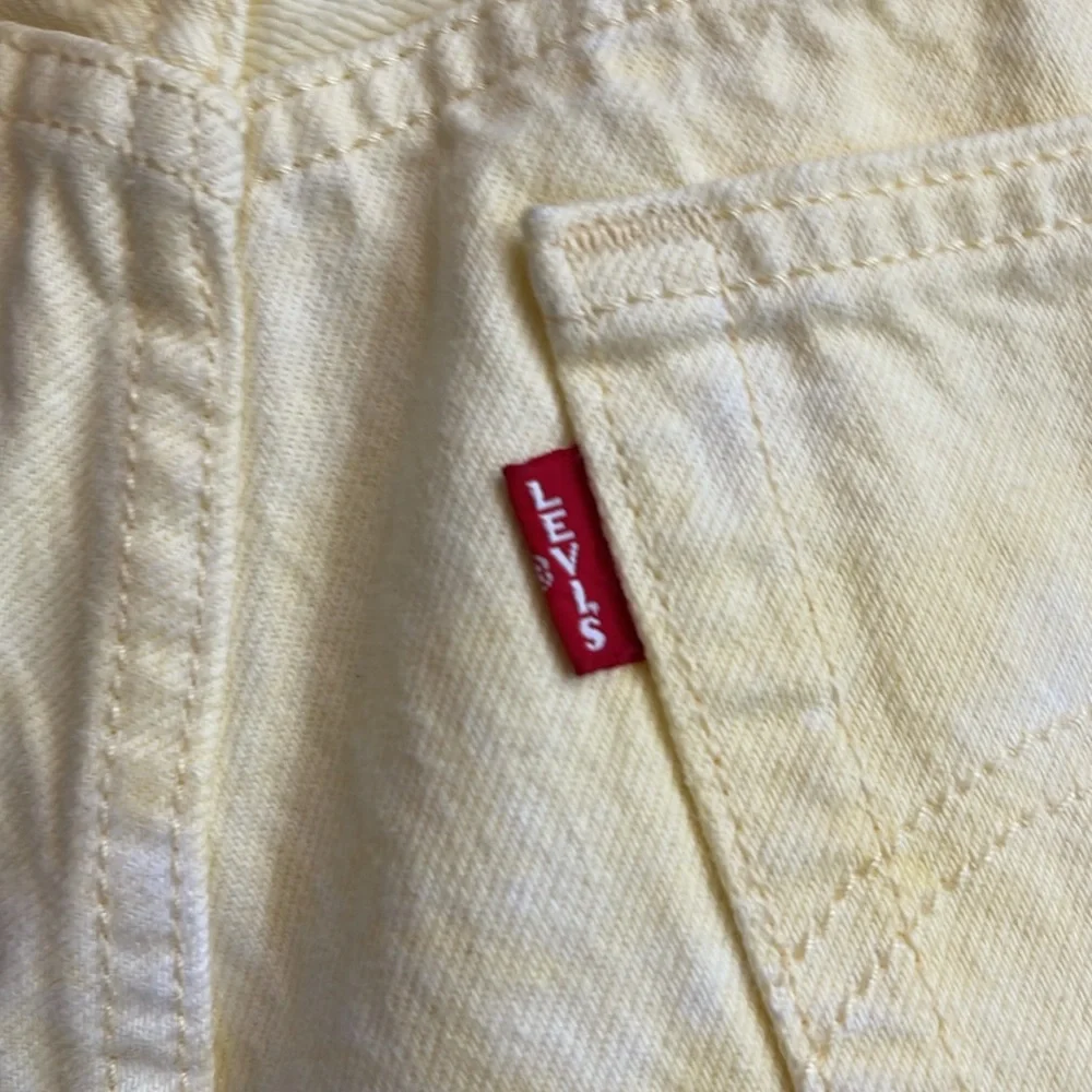Levi’s 501 Yellow Denim Shorts